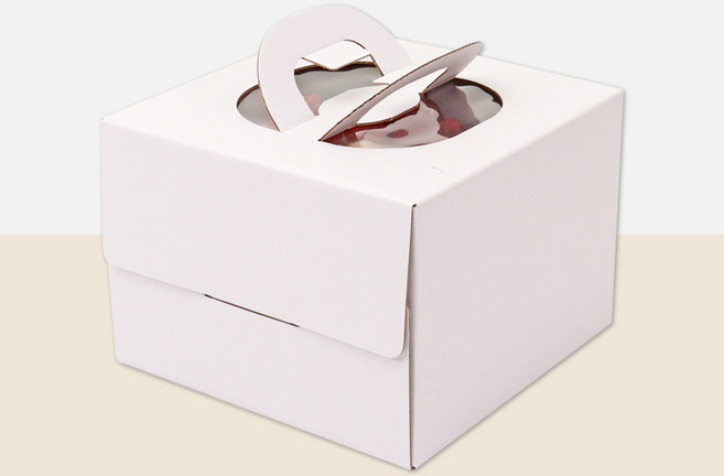 [대량할인] 아임팩킹 케이크 박스 1호_화이트(150mm(h)), 화이트 1호 150mm(받침대 별도), 50개