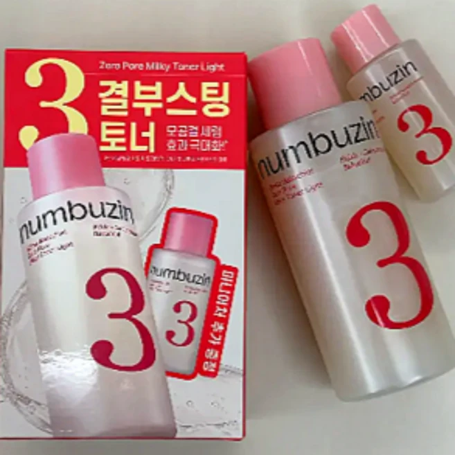 [정품샵] 넘버즈인 3번 보들보들 퍼스트 결부스팅 토너 200ml [ + 50ml 추가 증정 ] 넘버즈인토너 넘버즈인3번토너 진정토너 수분토너 모공케어 요철케어 피부결케어 각질케어, 1개, 250ml - 쿠팡