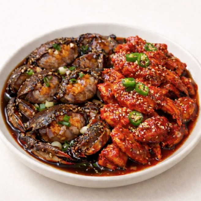 여수순이네밥상 [특별가] 밥도둑 세트 돌게 간장게장 중 1 + 양념게장 1, 2개, 2kg