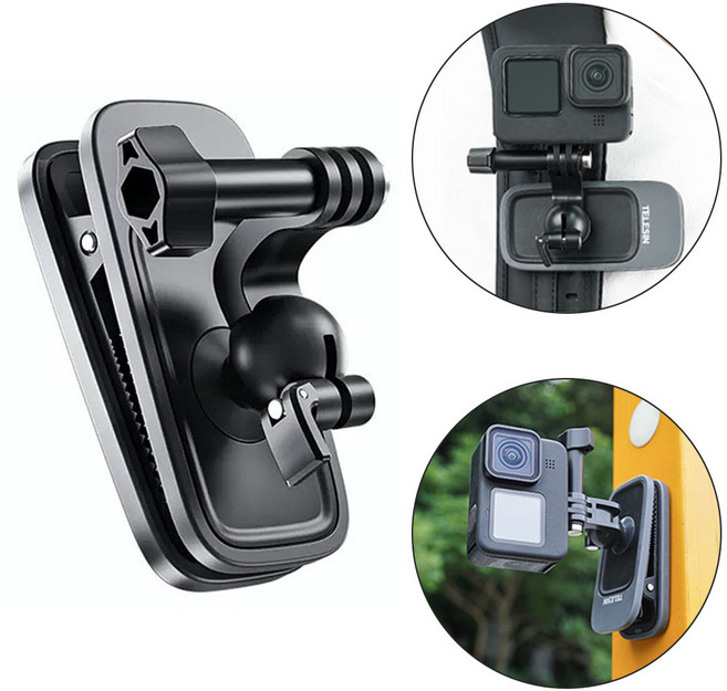 고프로 오즈모액션 백팩 퀵 클립 마그네틱 가방 액션캠, 단품, 1개