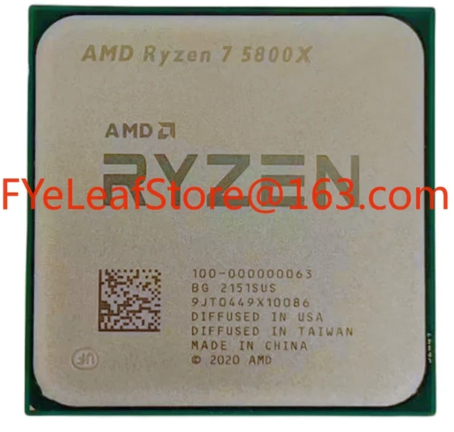 AMD 5900X 5700X3D 5800X 5800X3D 5700X 5900X3D Ryzen 컴퓨터 프로세서 새로운 느슨한 조각, 08 R7 5800X