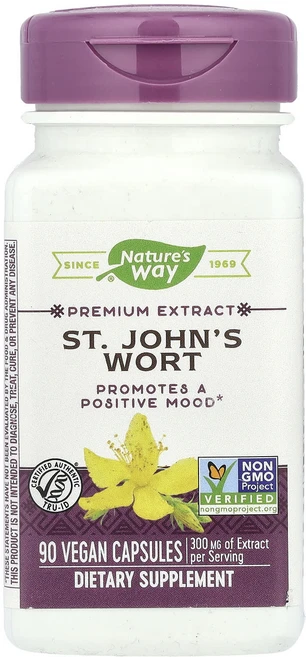 Nature's Way 세인트존스워트 300mg 베지 캡슐 90정, NaturesWay세인트존스워트300mg베지캡슐90정, 1개 - 쿠팡