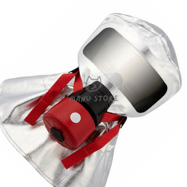 [오마누] 산업용마스크 화재방연마스크 화재산소마스크 화재대피용 마스크