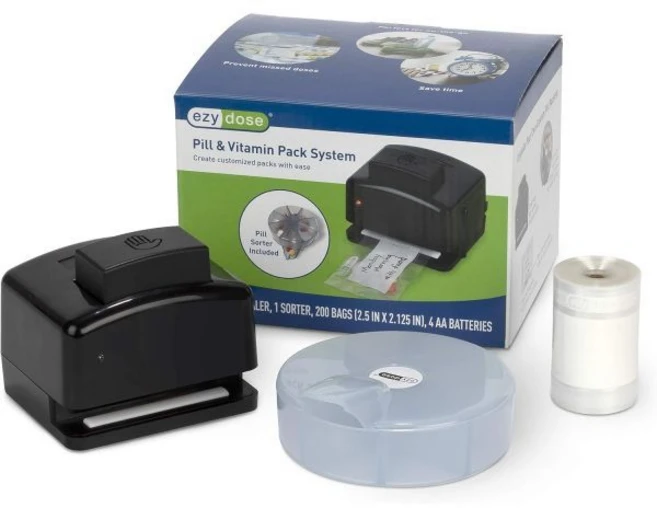 이지 도즈 알약 스위트 주간7일 정리함 여행용 비타민 및 의약품 포장 시스템 분류기 실러 배터리 200개의 티어 파우치 포함 BPA 프리, Various_System, 1개 - 쿠팡