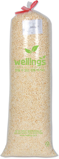 웰링스 우리식품 업소용 대용량 뻥튀기 박스포장 유치원 간식 촉감놀이 쌀튀밥, 2kg, 1개