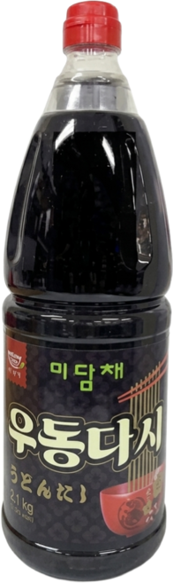 [미담채] 본 우동 다시, 2.1kg, 1개