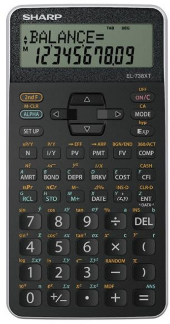 (샤프전자) 샤프 정품 EL-738XT 재무용 계산기