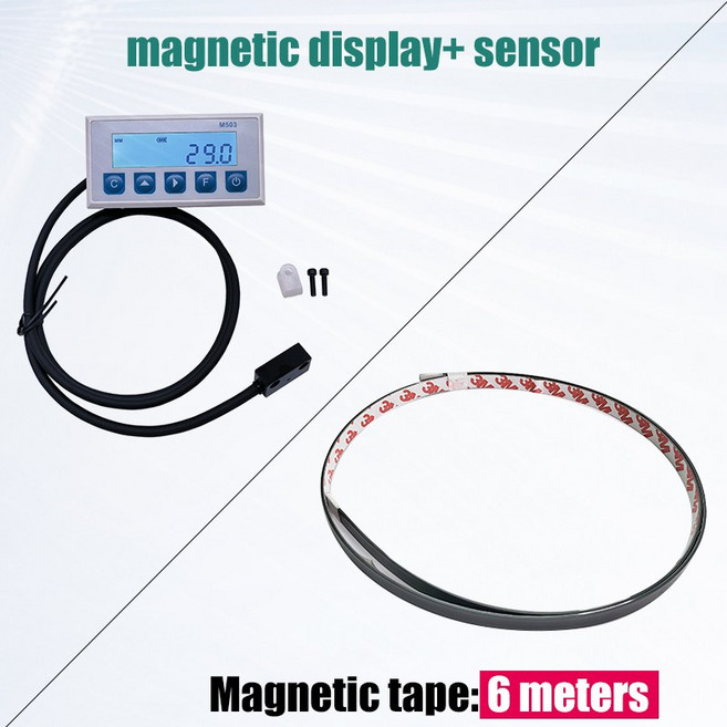 M503 Miniatur 자기 그리드 스케일 목공 통합 내장형 측정 시스템 얼룩 벨트 프로파일이 있는 테이프, 01 M503-6000mm tape, 1개