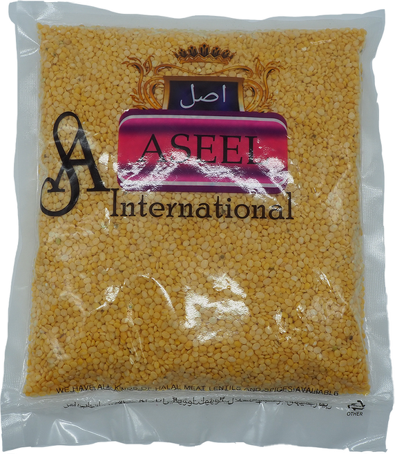 Aseel Yellow Moong Beans Split & Skinless 깐녹두, 1개, 800g