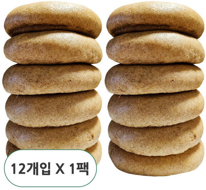 달다 무설탕 통밀 100% 플레인 베이글 당일생산 수제베이글, 12개