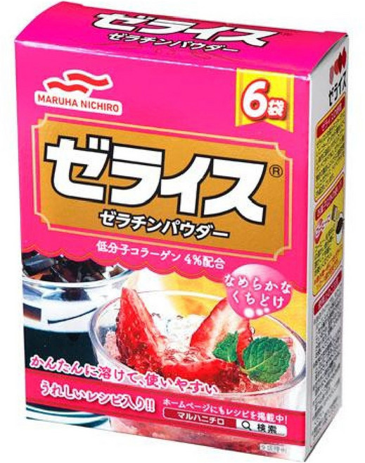 MARUHA NICHIRO Jerais 茹萊斯吉利丁粉 6入, 1個, 30g
