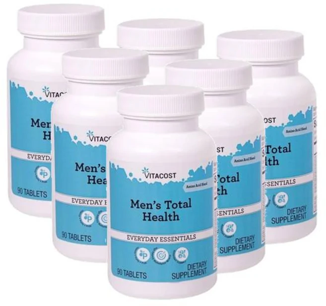 비타코스트 맨 50 플러스 멀티비타민 미네랄 타블렛 60일분 Vitacost Men's 50 Plus Multivitamin, 6개, 120정 - 쿠팡