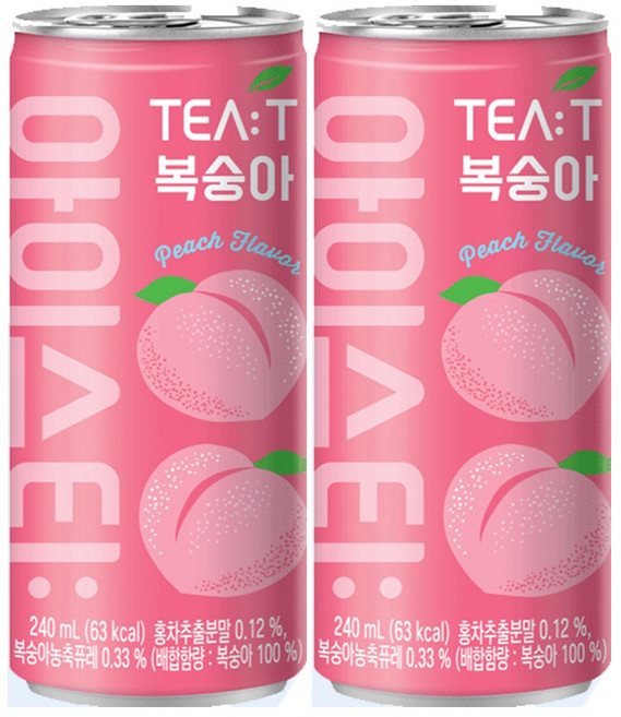 대일음료 TEA:T 아이스티 복숭아, 30개, 240ml