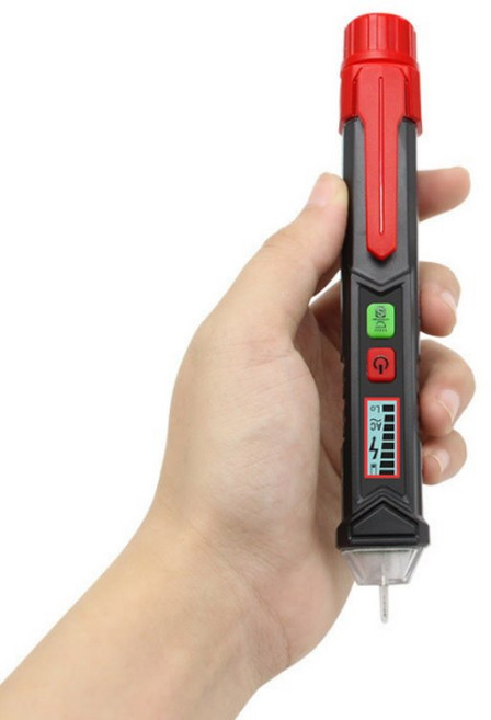 非接觸式感應驗電筆 帶報警聲 GF350, 1個, 燈光顯示款