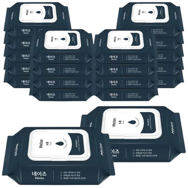 미래생활 네이즈 노블 휴대용물티슈 캡형 20매X20팩, 20매, 20박스