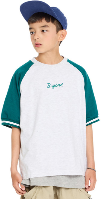 더베이지 여름 주니어 남아 반팔 일레 티셔츠 B4608