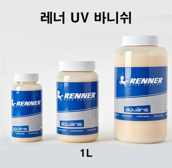 레너 UV 바니쉬 자외선차단 실외용 바니쉬 목재코팅제 외부용 수성코팅제, 1L, 1개