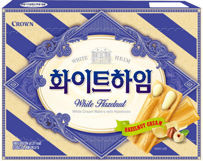 쵸코하임 크라운 화이트, 284g, 10개