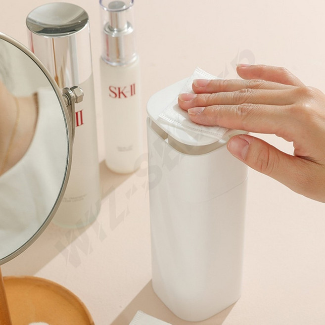 닦토 원터치 펌핑 화장수디스펜서 리무버공병 스킨케어용기 거꾸로디스펜서 세제디스펜서, 화이트, 1개