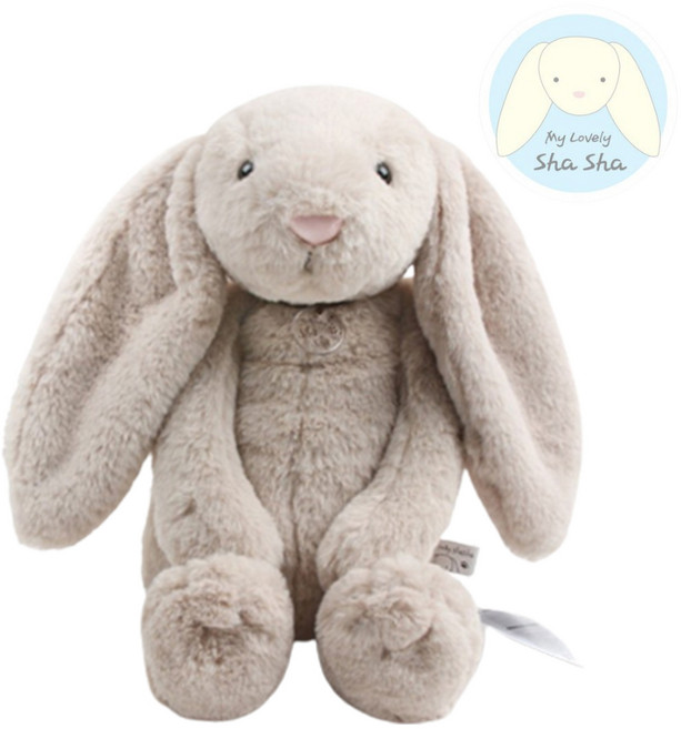 성업상사 마이 러블리 샤샤 토끼 봉제인형, 30cm, 브라운, 1개
