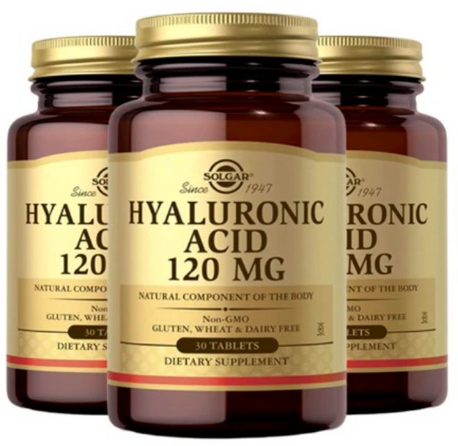 솔가 히알루로닉 애시드 120mg 타블렛, 30정, 3개 - 쿠팡