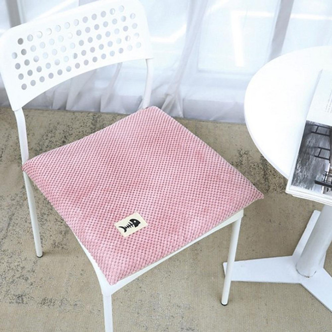 사각방석 코듀로이 압축 스펀지 사각 쿠션 방석 랜덤