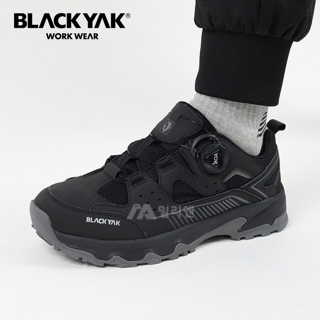 블랙야크 보아다이얼 립메쉬 통풍 트레킹화 아이언핏