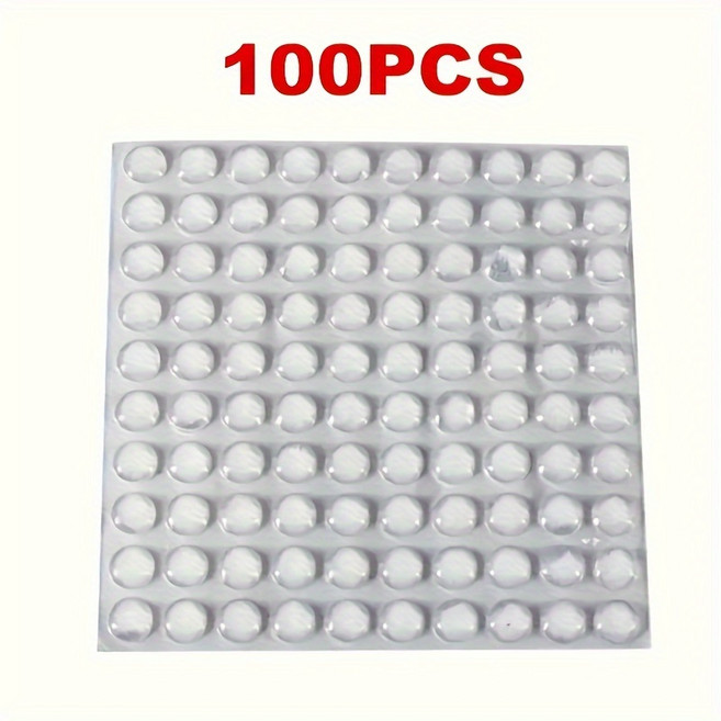 보호용 접착식 투명 패드 밀림방지 1장 100개, 1개