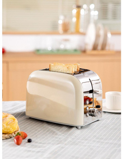 레트로 전기 토스터기 토스터 빈티지 미니 예쁜 선물용 집들이선물 카페 인테리어 토스터기, 펄블루 다이얼없는모델