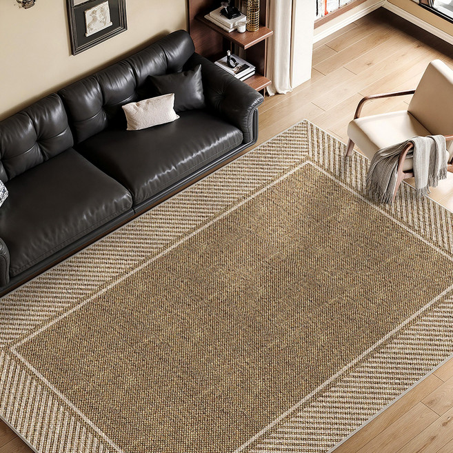 KITCHIBAL 사계절 러그 거실 방수 카페트 캐시미어감 미끄럼방지 매트