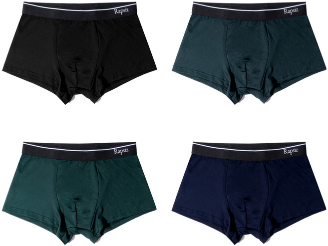 남자 드로즈 4매세트 남성 속옷 언더웨어 트렁크 사계절 데일리