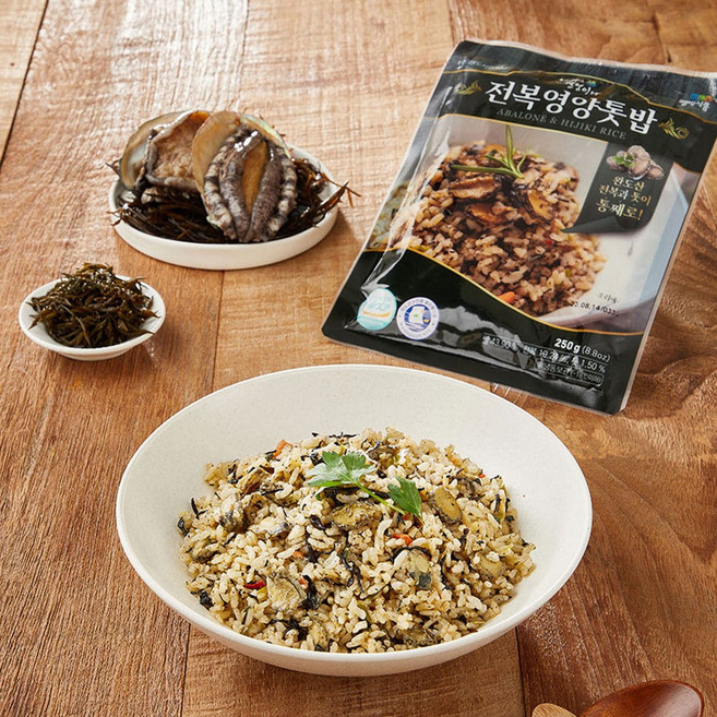 완도 전복영양톳밥, 8개, 250g