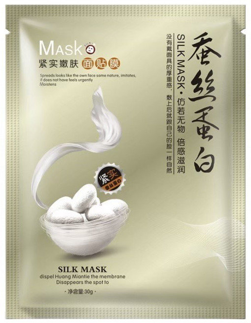Masko 蠶絲蛋白面膜, 1個, 蛋白緊實｜單片裝, 1
