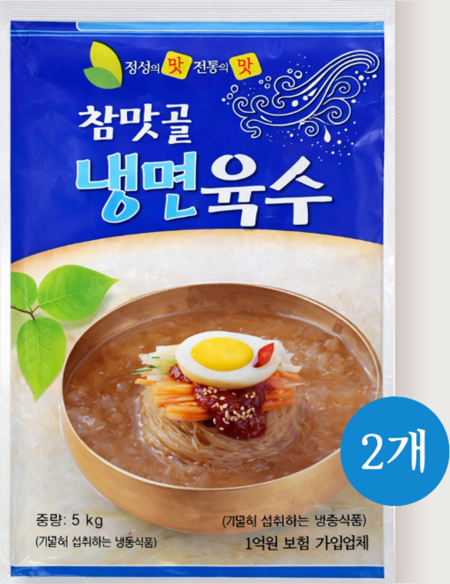 계룡식품 참맛골 냉면육수 5kgx2개, 5kg, 2개