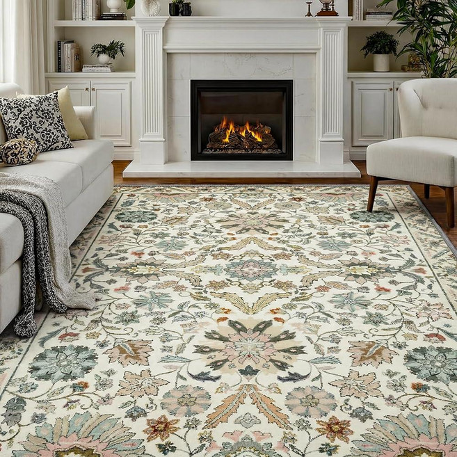 MINIDEAR 8x10 Area Rugs for Living Room Dining Room Rugs Washable Accent Rug Bedroom Non Slip Vi