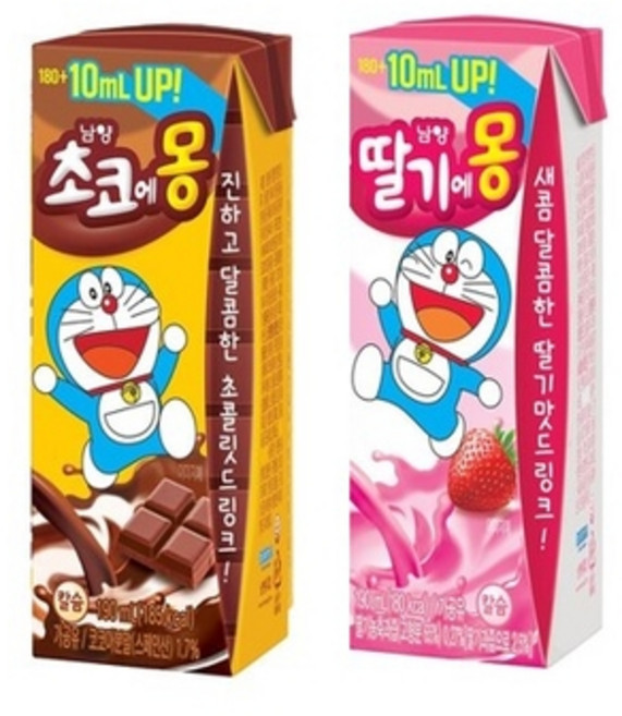 [남양] 초코에몽 190ml x 12개+딸기에몽 190ml x 12개