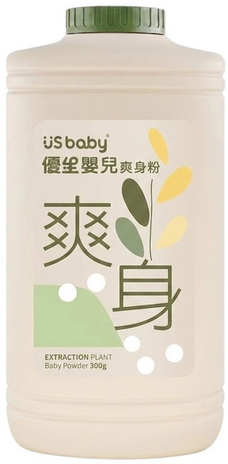 jS baby 優生嬰兒爽身粉, 300g, 1個