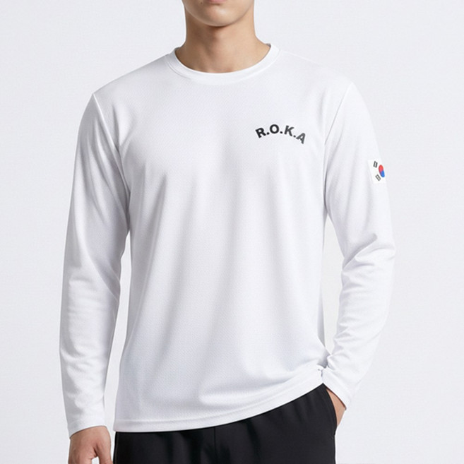 아소트 냉감 통기성 메쉬 로카티 코리아 아미 ROKA 긴팔 티셔츠 남녀공용