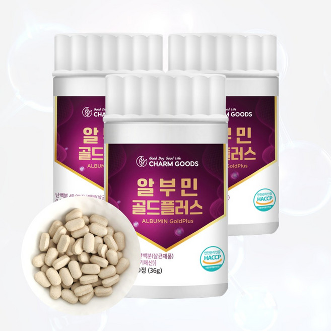 2+1 알부민 골드 플러스 난백 분말 600mg 60정 효능