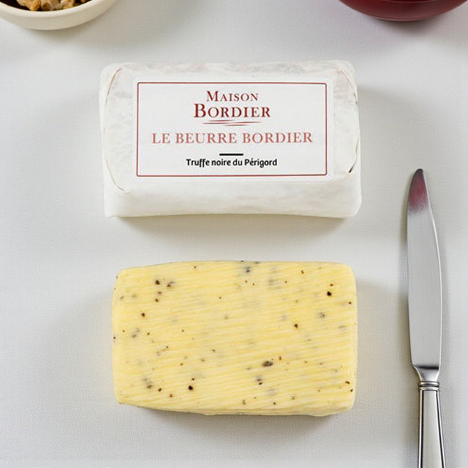 Le Beurre Bordier 보르디에 프랑스 블랙 트러플 버터, 1개, 125g