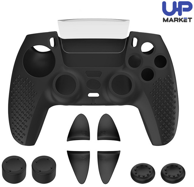 PS5 플스5 듀얼센스 컨트롤러 풀커버 케이스 스틱 커버 올인원 세트, 1개