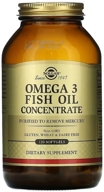솔가 오메가3 피쉬오일 농축액 오메가3 600mg 120젤, 120정, 1개 - 쿠팡