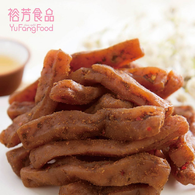 裕芳食品黃金條辣豆干(全素)香辣夠味Q彈有嚼勁獨立包裝, 1個