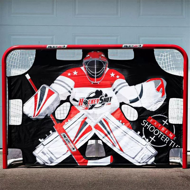 아이스하키 골대 연습용 이동식 실내 연습 탈부착 슈팅 훈련용 체육관, 11홀 스트라이크 천, 11홀 타격천, 1개