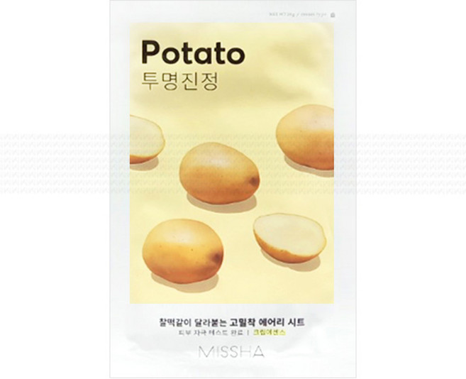 미샤 에어리 밀착 시트 마스크 감자, 1개입, 40개