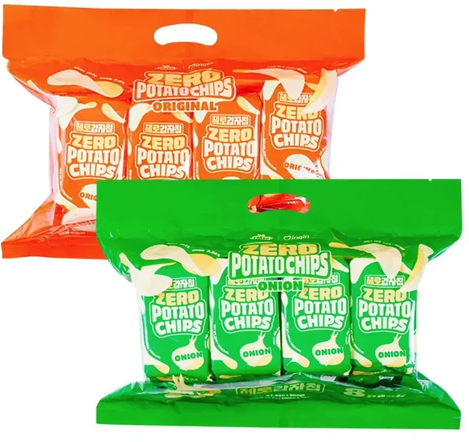 제로 감자칩 오리지날 280g + 어니언 280g 대용량 과자 트랜스지방제로 글루텐프리, 1세트, 560g