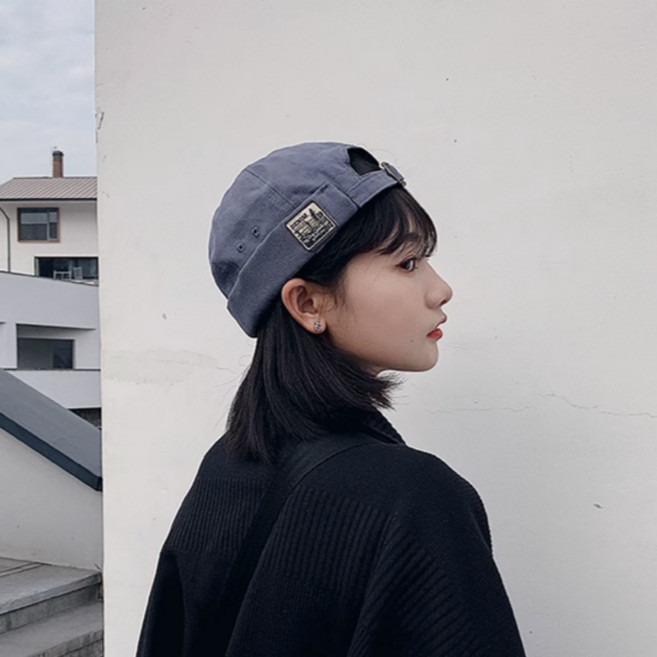 새노 챙없는 모자 빅사이즈 와치캡
