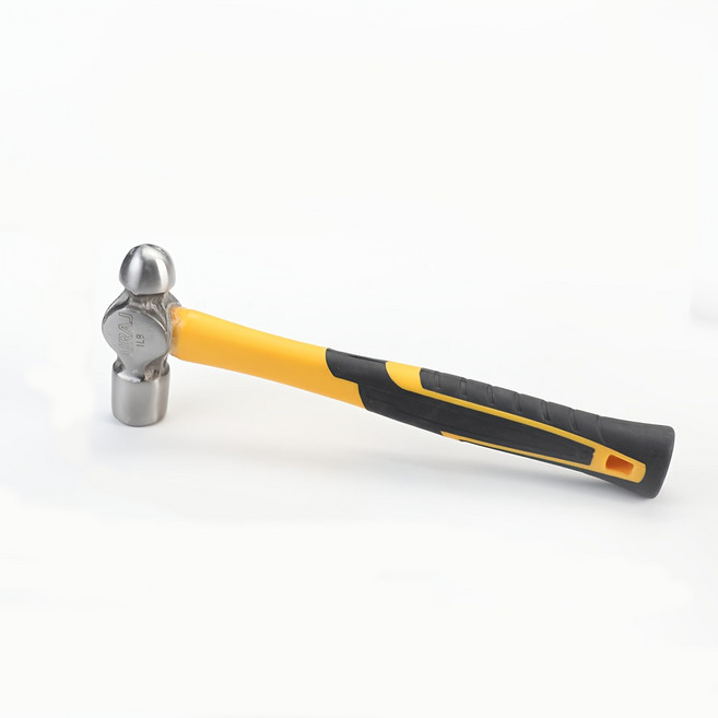 AIRAJ 팔각/라운드/장착/고무/양해머 세트 미끄럼방지 섬유글라스 손잡이 방진 헤드 DIY/가정수리용, 1개, 해머 (0160)