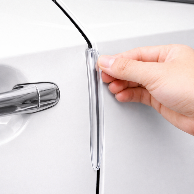 솔브하우스 문콕방지 자동차 도어가드, 8개, 투명