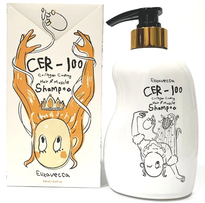 엘리자베카 콜라겐 코팅 헤어 머슬 샴푸, 1개, 500ml - 쿠팡